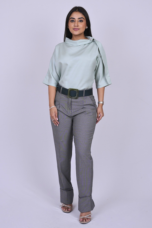Grey formal-pant
