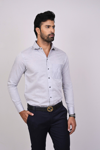 Grey Shirt Men