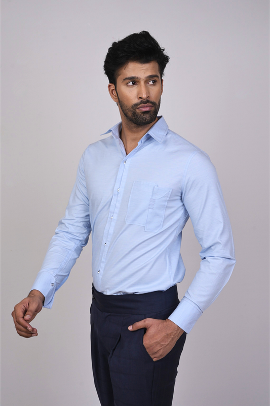 Light Blue Shirt-Men