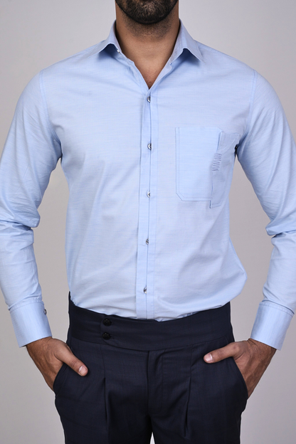 Light Blue Shirt-Men