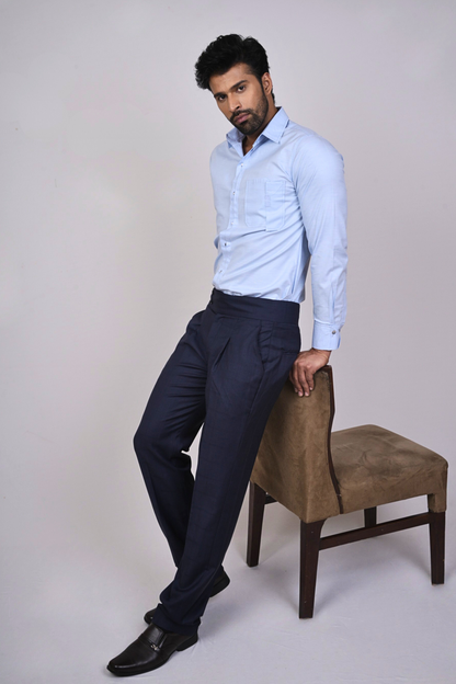 Light Blue Shirt-Men