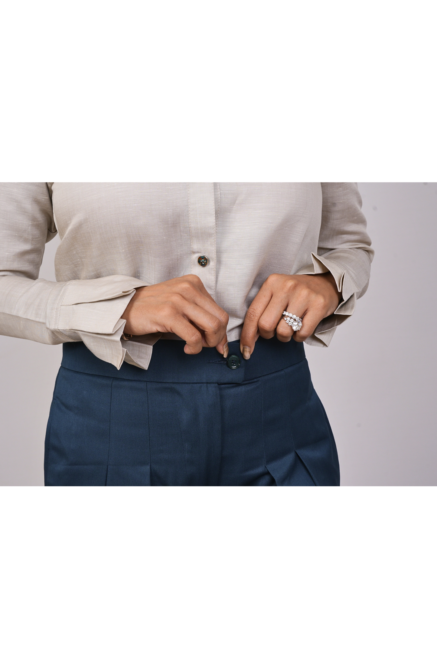 Cream-shirt for Womens
