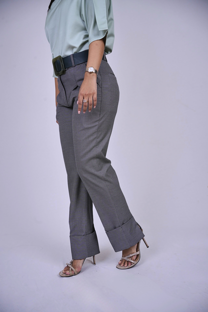 Grey formal-pant