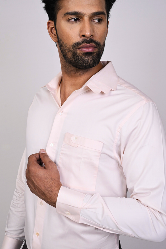 Peach Shirt-Men