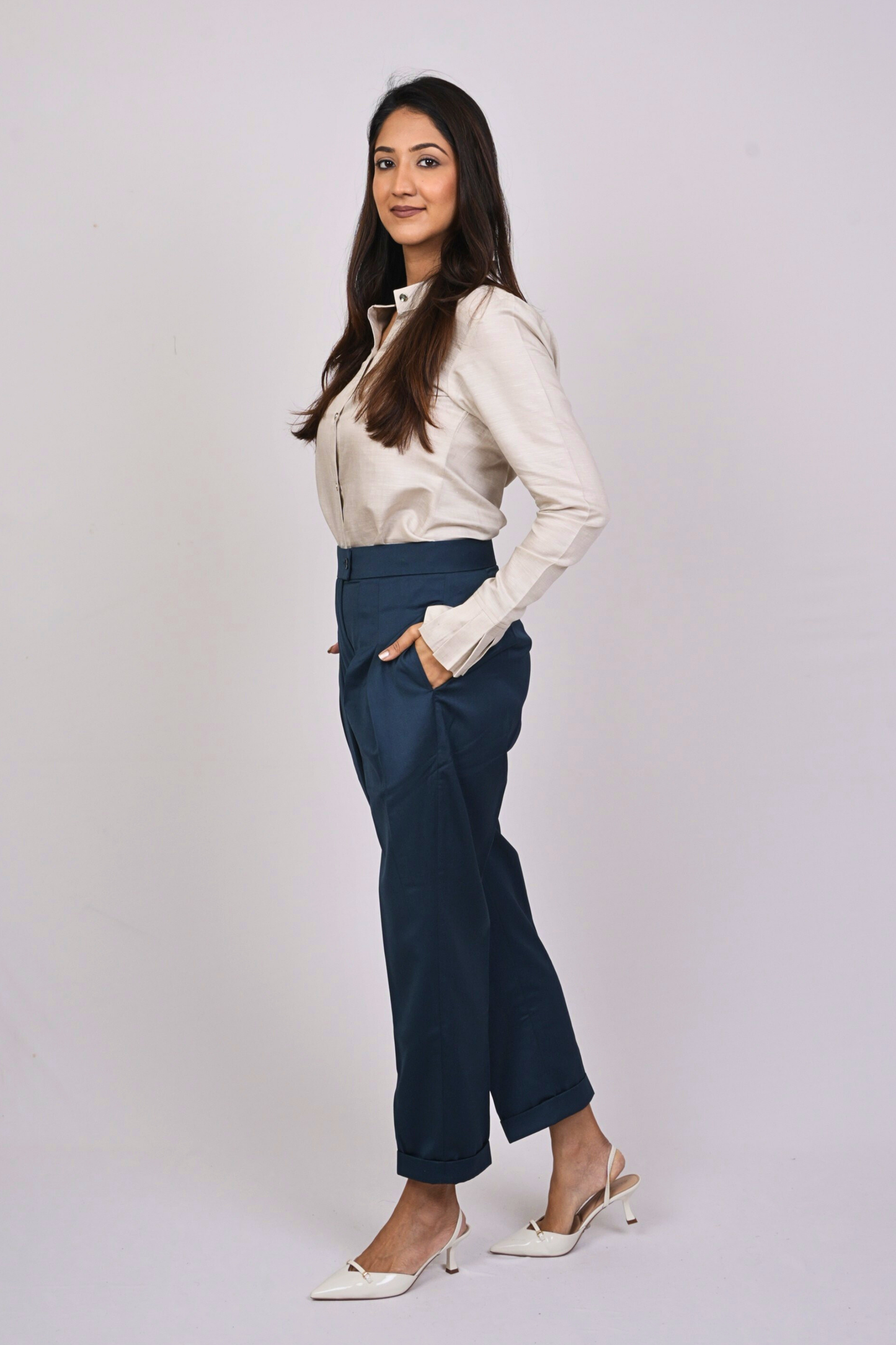 Cream Shirt-Women